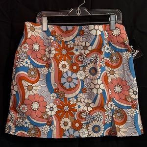 Girls' Art Class Bottoms Notch Skirt Art Class Pink Floral XXL